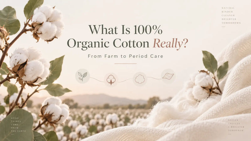 100% organic cotton journey from cotton farm to Moyo Comforts period care products in Kenya