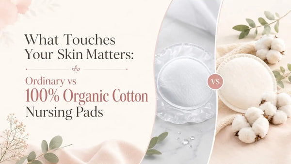 Moyo Comforts 100% organic cotton disposable nursing pads with 30 pads per pack for Kenyan breastfeeding mothers.