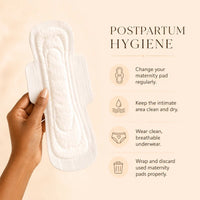 : Moyo Comforts maternity pad features for soft comfort, absorbency and postpartum care in Kenya