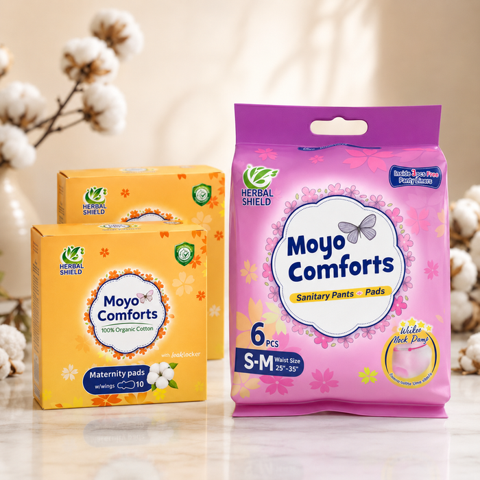 2 Pack Maternity Pads + 1 Pack Sanitary Pants