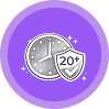 20+ Hours Protection
