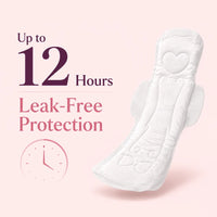 Moyo Comforts maxi pad showing up to 12 hours leak protection for period care in Nairobi, Kenya